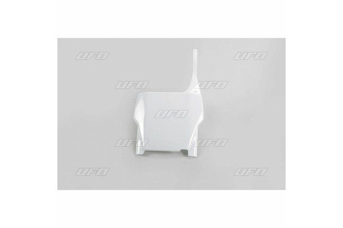 Plaque numéro frontale UFO blanc Honda