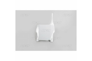 Plaque numéro frontale UFO blanc Honda