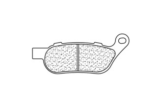 Plaquettes de frein CL BRAKES Route métal fritté - 1213RX3