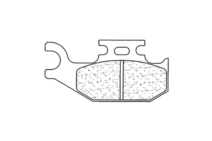 Plaquettes de frein CL BRAKES Quad métal fritté - 1235ATV1