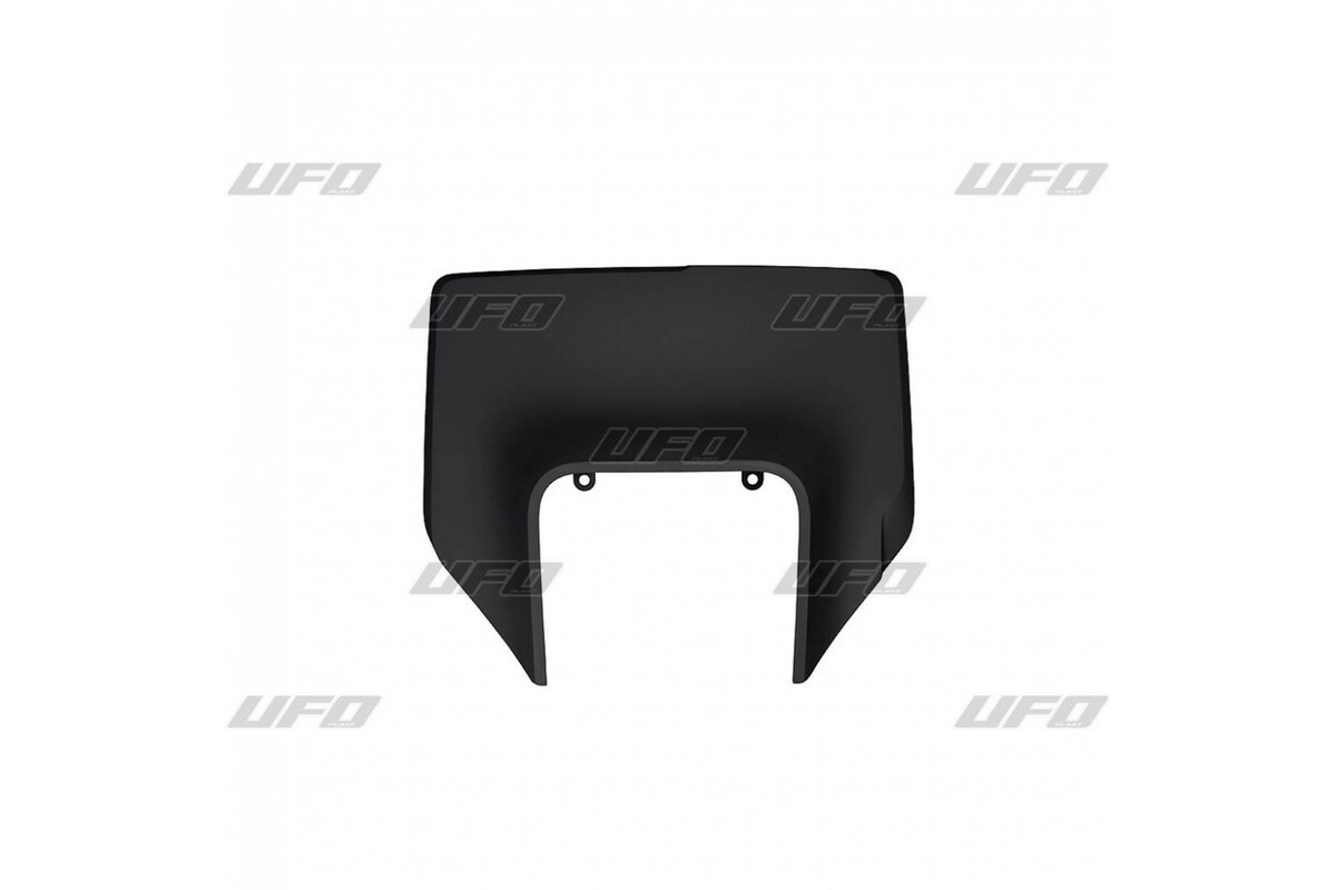 Plaque numéro frontale UFO noir Husqvarna FE/TE