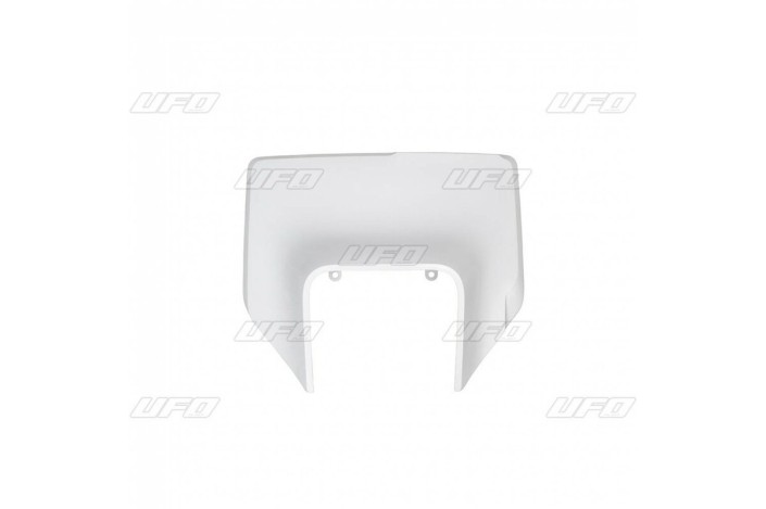 Plaque numéro frontale UFO blanc Husqvarna FE/TE