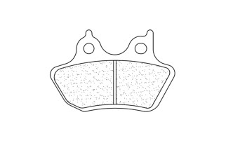 Plaquettes de frein CL BRAKES Route métal fritté - 1211RX3