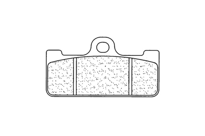 Plaquettes de frein CL BRAKES Racing métal fritté - 2329C60