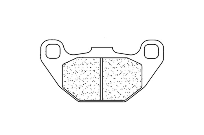 Plaquettes de frein CL BRAKES Quad métal fritté - 1123ATV1