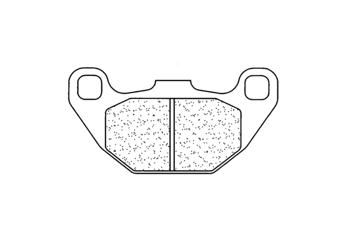 Plaquettes de frein CL BRAKES Quad métal fritté - 1123ATV1