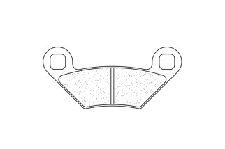 Plaquettes de frein CL BRAKES Quad métal fritté - 1222ATV1