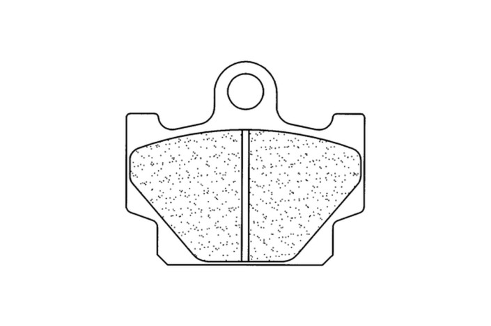 Plaquettes de frein CL BRAKES route métal fritté - 2802A3+