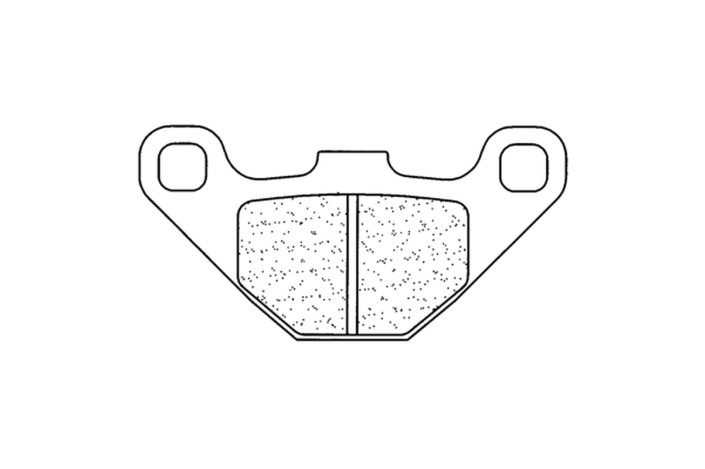 Plaquettes de frein CL BRAKES Quad métal fritté - 2466ATV1
