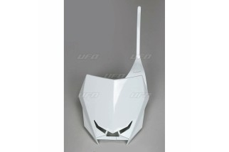 Plaque numéro frontale UFO blanc Suzuki RM-Z450