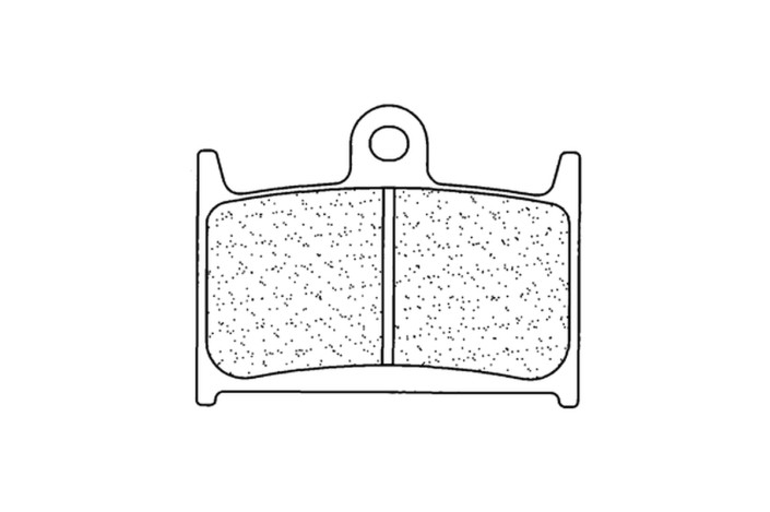 Plaquettes de frein CL BRAKES Racing métal fritté - 2246C60