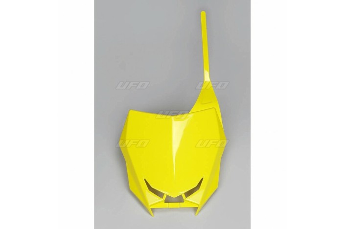 Plaque numéro frontale UFO jaune Suzuki RM-Z450