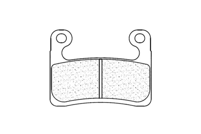 Plaquettes de frein CL BRAKES Racing métal fritté - 1257C60