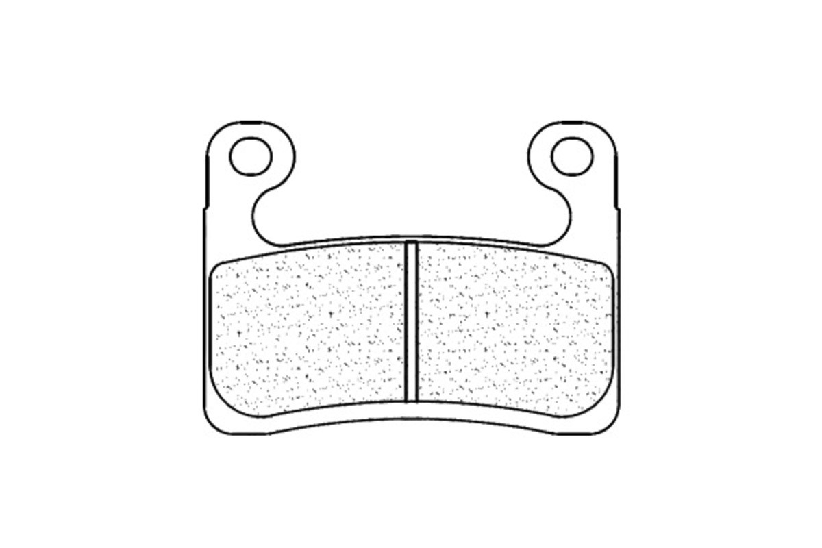 Plaquettes de frein CL BRAKES Racing métal fritté - 1257C60