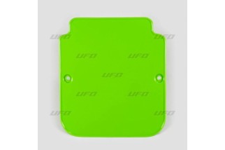 Plaque numéro frontale UFO vert Kawasaki
