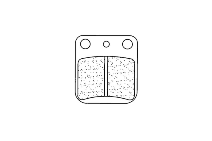 Plaquettes de frein CL BRAKES route métal fritté - 2408A3+