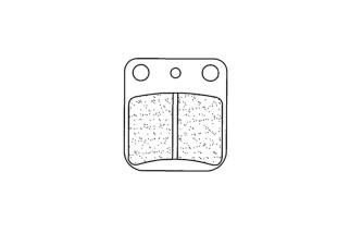 Plaquettes de frein CL BRAKES route métal fritté - 2408A3+