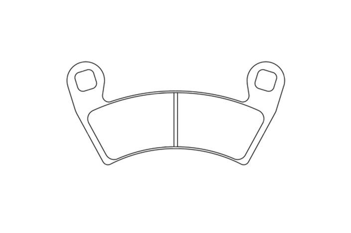 Plaquettes de frein CL BRAKES Quad métal fritté - 1229ATV1