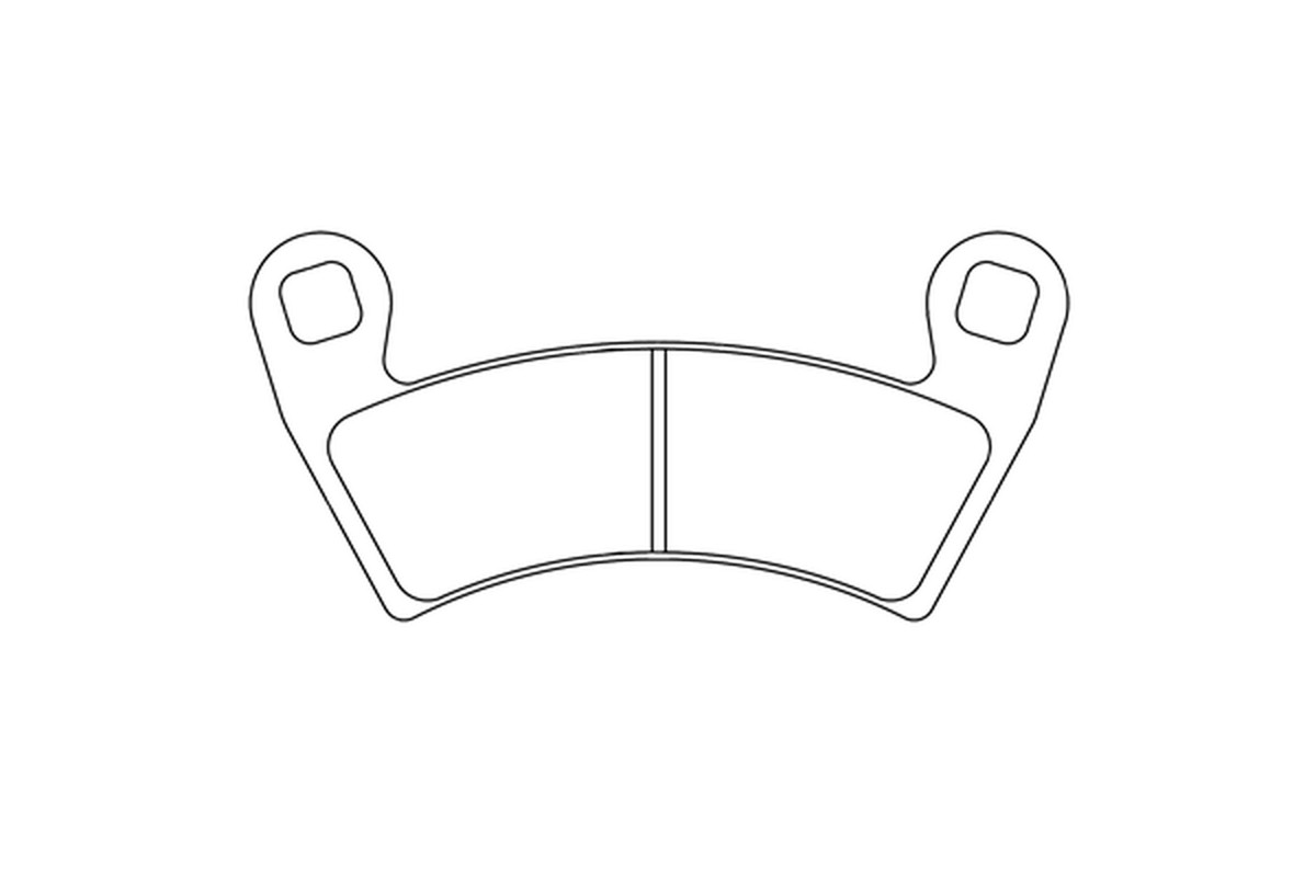 Plaquettes de frein CL BRAKES Quad métal fritté - 1229ATV1