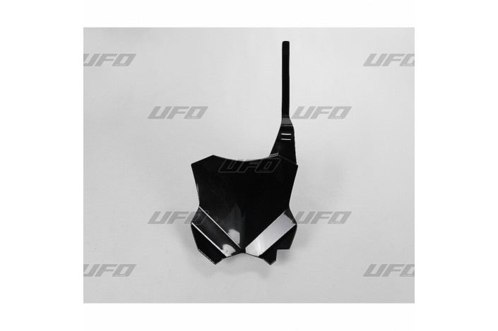 Plaque numéro frontale UFO noir Kawasaki KX450F