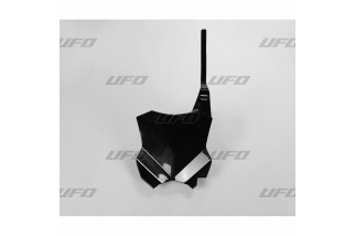 Plaque numéro frontale UFO noir Kawasaki KX450F