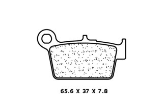 Plaquettes de frein CL BRAKES Scooter métal fritté - 3113SC