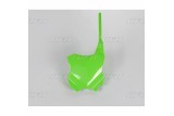 Plaque numéro frontale UFO vert Kawasaki KX450F