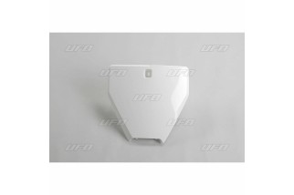 Plaque numéro frontale UFO blanc Husqvarna FC