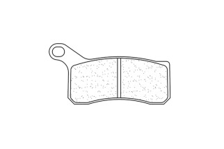 Plaquettes de frein CL BRAKES Quad métal fritté - 1204ATV1