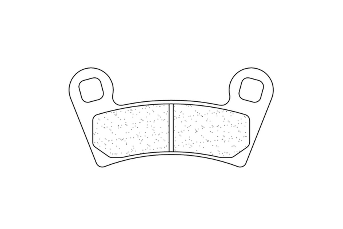 Plaquettes de frein CL BRAKES Quad métal fritté - 1220ATV1