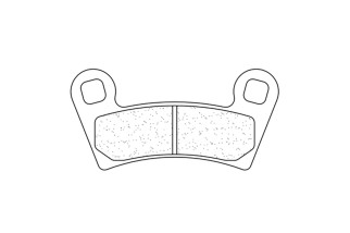 Plaquettes de frein CL BRAKES Quad métal fritté - 1220ATV1