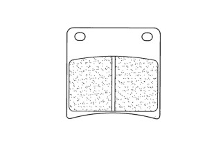 Plaquettes de frein CL BRAKES route métal fritté - 2281A3+