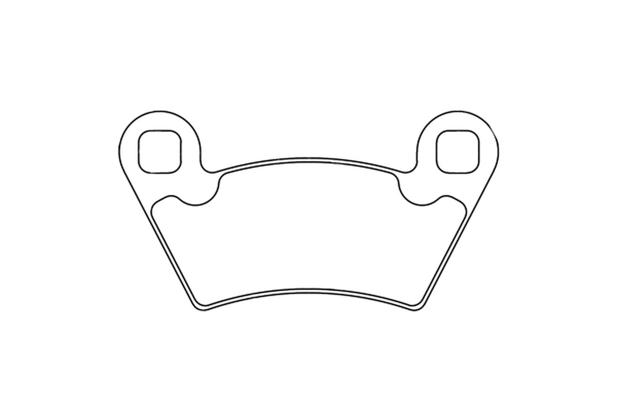 Plaquettes de frein CL BRAKES Quad métal fritté - 1230ATV1