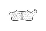 Plaquettes de frein CL BRAKES Route métal fritté - 1239RX3