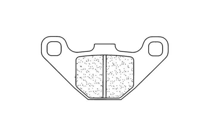 Plaquettes de frein CL BRAKES Off-Road métal fritté - 2469MX10