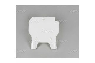 Plaque numéro frontale UFO blanc Kawasaki KX80