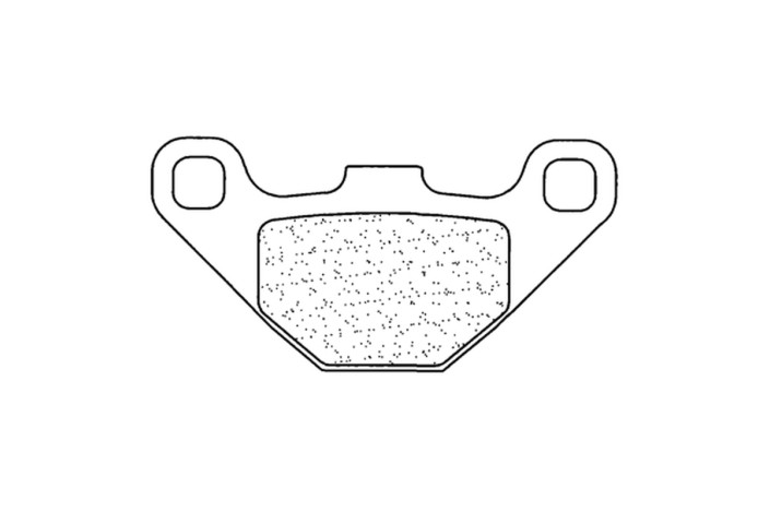 Plaquettes de frein CL BRAKES Scooter métal fritté - 3012SC