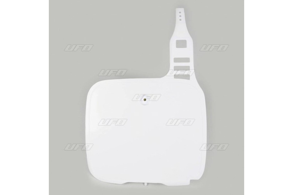 Plaque numéro frontale UFO blanc Yamaha