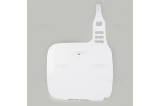 Plaque numéro frontale UFO blanc Yamaha