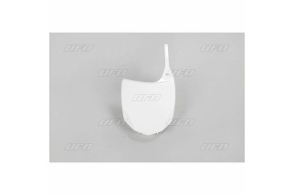Plaque numéro frontale UFO blanc Kawasaki KX450F