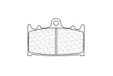Plaquettes de frein CL BRAKES Racing métal fritté - 2251C60