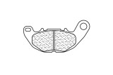 Plaquettes de frein CL BRAKES route métal fritté - 1240XBK5