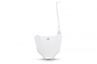 Plaque numéro frontale UFO blanc Honda CRF 450 R