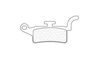 Plaquettes de frein CL BRAKES Maxi Scooter métal fritté - 3098MSC