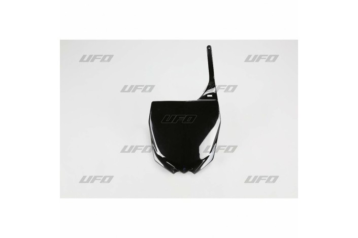 Plaque numéro frontale UFO noir Yamaha YZ125/250