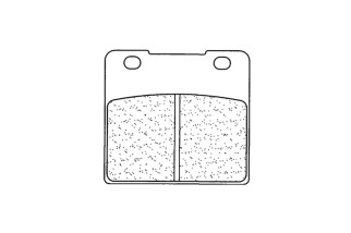 Plaquettes de frein CL BRAKES route métal fritté - 2280A3+