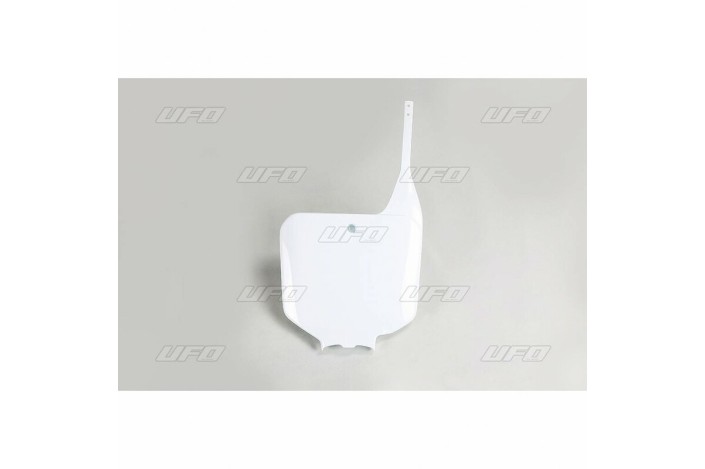 Plaque numéro frontale UFO blanc Honda