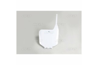 Plaque numéro frontale UFO blanc Honda