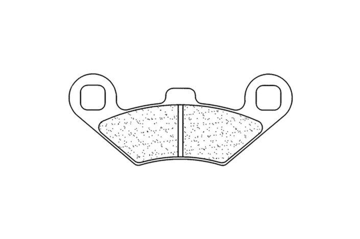 Plaquettes de frein CL BRAKES Quad métal fritté - 2927ATV1