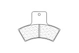 Plaquettes de frein CL BRAKES Quad métal fritté - 2925ATV1
